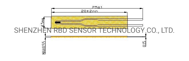 Thin Film Encapsulation Ntc Thermistor Mf55 Package 10K Ohm 1% B3950