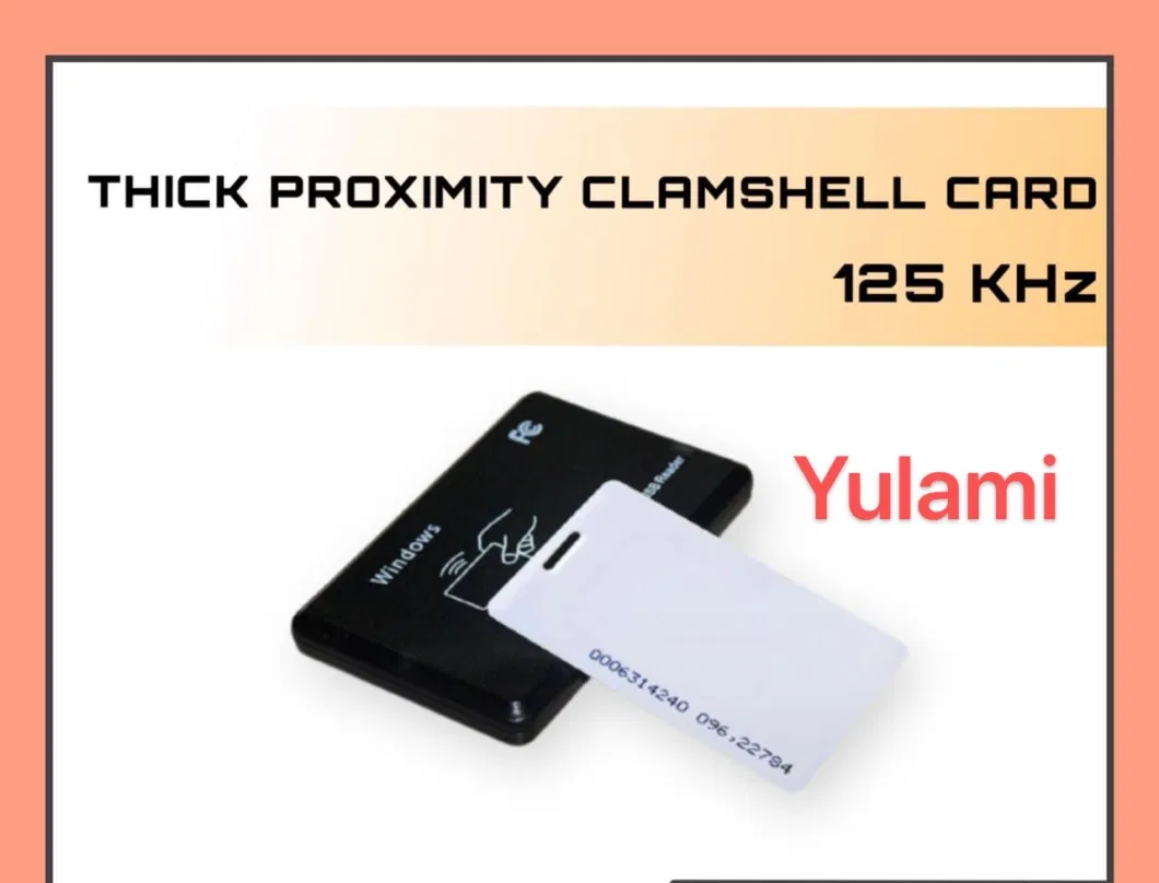 White Blank RFID Thin Contactless Proximity Smart Chip PVC ID Card for Thermal Printer From China