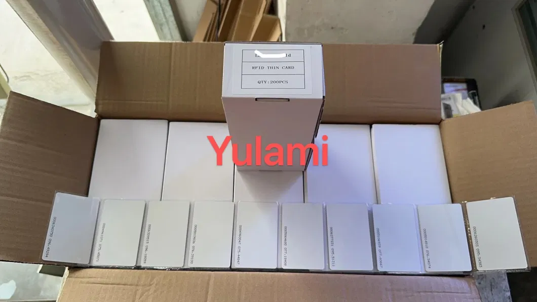 White Blank RFID Thin Contactless Proximity Smart Chip PVC ID Card for Thermal Printer From China