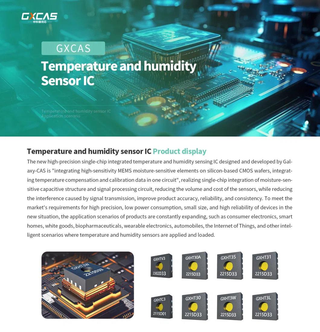 Temperature and Humidity Sensor Ictemperaturehumidnessmeasure Temperature and Humidity